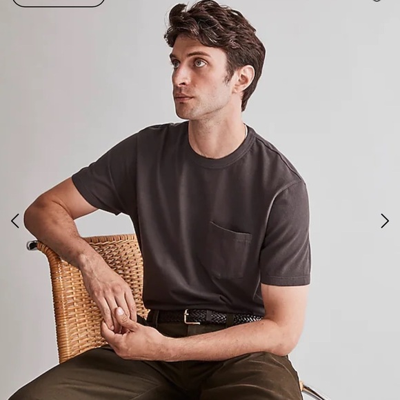 Madewell Other - Madewell Garment-Dyed Allday Crewneck Pocket Tee Green Medium